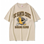 Garsus režisierius Quentin Tarantino Filmas Pulp Fiction Jhon Travolta Banana Slugs To paties stiliaus mar&scaron;kinėliai Unisex Unisex laisvalaikio laisvi unisex mar&scaron;kinėliai XL