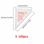 100 vnt laminavimo purk&scaron;tukų mai&scaron;elis plastikinis vienkartinis skaidrus mažo dydžio kreminis pyragas suspaudžiamas mai&scaron;elis kepimo desertas virtuvės įtaisai 100pcs
