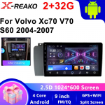 Skirta Volvo Xc70 V70 S60 2004-2007 Android 2 Din Automobilio Auto Carplay 4G+WIFI GPS Radijas Navigacija Multimedia Vaizdo Grotuvas Stereo BT 4 core 2GB+32GB carplay