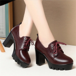 Mink&scaron;tapadžiai moteri&scaron;ki patogūs pavasario rudens gilios i&scaron;kirptės vieni batai suvarstomi kasdieniai vandeniui atsparūs platforminiai auk&scaron;takulniai moteri&scaron;ki batai 38