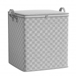 Ypač didelė 220 litrų talpos audinių laikymo dėžė antklodėms, patalynei, drabužiams ir apatiniams drabužiams &ndash; ne&scaron;iojama ir lengva, su užtrauktukais ir rankenomis, lengvai ne&scaron;iojama 220 liters