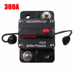 Rankinis atstatymas Inline saugiklis, atsparus vandeniui grandinės pertraukiklis 30A 40A 50A 60A 70A 80A 100A 120A 150A 200A 250A 300A AMP, skirtas automobiliniam laivui