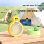 Sulankstomas Ne&scaron;iojamas &Scaron;unų Vandens Dozatorius Lauko Kelionėms Pink - 350ml - 1 piece