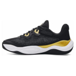 Under Armour Curry Splash 24 AP Juodi Auksiniai Unisex Sportbačiai Balti 3027262-001 40