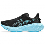ASICS Novablast 4 Lite-Show Ry&scaron;kiai ciano spalvos vyri&scaron;ki sportbačiai Juodi Lite-Show 1011B900-001 42.5