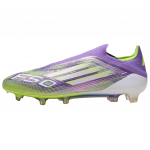 adidas Adizero F50 Elite be rai&scaron;telių FG Radiant Blaze Pack Vyri&scaron;ki sportbačiai Violetinė Violetinė-Rush Debesėlių-Balta JH7628 42⅔