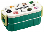 Riedlentininkas Minecraft Tyrinėtojas Pietų dėžutė, 600ml, Antibakterinė, Dviejų auk&scaron;tų, Moteri&scaron;ka, Japonija, YZW3AG-A