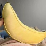 Banano mesti pagalvė Ilga mesti pagalvė Studentų bendrabučio lovos pagalvėlė Mink&scaron;ta pagalvė-mai&scaron;as Palangės pagalvėlė Pliu&scaron;inis žaislas 90 cm 0.4kg