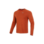 Nike Atspindintis Logotipas Treniruočių Bėgimo Ilgomis Rankovėmis Mar&scaron;kinėliai Vyri&scaron;ki Vir&scaron;utiniai Drabužiai Oranžinė DD4755-670 S