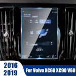 Automobilio ekrano apsauginė plėvelė skirta Volvo XC60 XC90 XC40 S90 V90 V60 2015- Automobilių navigacijos ekrano grūdinto stiklo apsauga 116X42mm HD