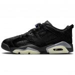Air Jordan 6 Retro Low Blackout Moteri&scaron;ki sportbačiai Juodi-Juodi IO9786-001 36