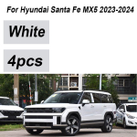 4 vnt. Dažyti Hyundai Santa Fe MX5 priedai 2024 m. Purvasaugiai Priekiniai purvasaugiai Galiniai purvo apsaugai Sparnai Automobilio priedai balta