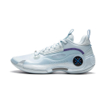Li Ning WOW 10 Way Of Wade 10 Neslystantys Atsparūs dilimui Žemi Krep&scaron;inio Batai Vyri&scaron;ki &Scaron;viesiai Mėlyni ABAS083-16 42