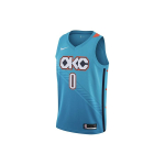 Nike NBA Russell Westbrook Miesto Edition (Oklahoma City Thunder) Swingman mar&scaron;kinėliai Mėlyni Vyri&scaron;ki AJ4632-445 XL blue