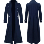 Vyri&scaron;kas Steampunk Retro &Scaron;varkas Gotikinis Viktorieti&scaron;kas Varlės Paltas Helovino Kostiumas Manyi Mada S black