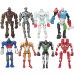 8 vnt. Anime Real Steel Adam Raider LED Robotas Veiksmo Figūrėlė Modelis Vaikams Žaislas Dovana
