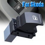 1X elektra valdomas lango jungiklis, pakeliamas mygtukas keleivio pusėje, skirtas Skoda Octavia 2004&ndash;2015 m. Fabia Superb Roomster
