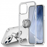 Nemokamas pasukamas žiedo laikiklis, skaidrus mink&scaron;tas TPU dėklas, skirtas iPhone 14 13 12 11 Pro Max Mini Xr X Xs 7 8 Plus Se 2020 dangtelis For iPhone 13Pro