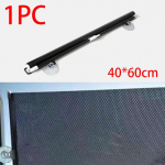 Automobilio skėtis nuo saulės Automobilio saulės skydelis Apsaugos uždangalai Priekinio ir galinio stiklo &Scaron;oninio lango uždangalas Blokas Vidaus UV apsauga Black 40x60CM