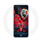 Coque pour Oppo A54 5G Formule 1 Sebastian Vettel Pilote F1 Rouge