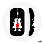 Souris Sans Fil Hunter x Hunter Manga Logo Noir
