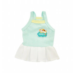 Drabužiai &scaron;unims laisvalaikiui Suknelė naminiams gyvūnėliams Suknelės katėms pavasario vasarai &scaron;uniuko sijonas pasivaik&scaron;čiojimo suknelė Čihuahua drabužiai princesės drabužiai geltoni XS mėlyna