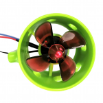 1000KV povandeninis be&scaron;epetis variklis pagal laikrodžio rodyklę su 4 a&scaron;menų sraigtais 12-24V vandeniui atsparus elektrinis