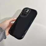 Madingas vienspalvis kreminis dėklas, skirtas Xiaomi Redmi Note 11 5G 13 12 Pro 11S 12S 13R 10 9 A3 A2 A1 K70E K70 K60 K50 13C 12C 10C mink&scaron;tas skaidrus TPU telefono dėklas Redmi Note 12S (4G)