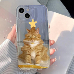 Kosminis telefono dėklas iPhone 11 13 XR 15 Pro Max 12 16 Pro Max iPhone 14 7 8 Plus XS Max Samsung A15 A55 A05 Redmi 12 13C 13 9 Huawei Mate 30 40 iPhone 15 geltona