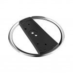 Ps5 Slim Vertikalus stovas juodas PC metalinis žaidimų konsolės pagrindo laikiklis, skirtas Sony Playstation 5 Slim Disc Digital Edition priedui juoda