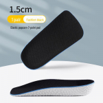 Auk&scaron;tį didinantys vidpadžiai: Nematomi, neslystantys, mink&scaron;ti elastingi puspadžiai vyrams ir moterims. 1 pair, three-point, 3.5cm