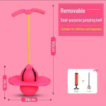 Vaikų kūno rengybos ir pusiausvyros &scaron;okinėjantis kamuolys &ndash; įvairaus amžiaus tamprus &scaron;okinėjimo žaislas varlėms