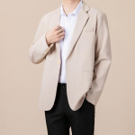 Nereikalaujantis lyginti mažas kostiumas vyri&scaron;kas paltas, verslo kasdienis auk&scaron;tos klasės mažas kostiumas vir&scaron;us S