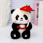 Miela Panda Lėlė Simuliacija Pliu&scaron;inė Lėlė Pagalvėlė Suvenyras Gimtadienio Dovana 25cm