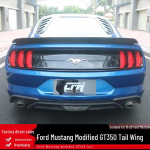 15-23 Mustang GT350 Anglies Pluo&scaron;to Bagažinės Dangčio Spoileris No juoda