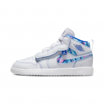 Jordan Air 1 Mid Alt Se Retro Krep&scaron;inio Batai Vaikams sportbačiai Balti Mėlyni DX1704-140 28