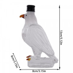 Erelio formos viskio grafinas Gyvūno statulėlės butelis Decanter Ne&scaron;iojamas vyno decanter Aeratorius Viskio greitieji decanteriai Baro dekoracija