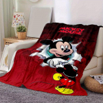 1 vnt., Disney Mikės Pūkuotuko namų dekoratyvinis pledas. Puiki dovana miegamajam, svetainei, kelionėms, stovyklavimui, automobiliui 150x200cm black