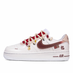 Nike Air Force 1 Blessing Arrives Atsparūs trinčiai Žemi Teniso Batai Unisex Balti Raudoni CW2288-111(Komanda63-) 42.5