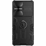 NILLKIN slankiojančio dangtelio dėklas, skirtas Samsung Galaxy S21 Ultra, žiedo laikiklio dėklas, skirtas Galaxy S21 5G 2025, dizainerio dėklas, atsparus smūgiams, skirtas S21+ for Galaxy S22 Ultra juoda