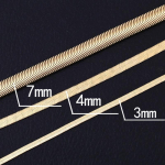 Madingi Vyri&scaron;ki Moteri&scaron;ki 18K paauksuoti gyvatės grandinėlė Choker karoliai apyrankės papuo&scaron;alų rinkinys 3mm