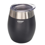Les Tr&eacute;sors De Lily [A1728] - Mug de transport design 'Pure' noir (acier) - 10x8 cm (20 cl) juoda