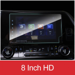 Automobilio priedai Toyota Highlander XU70  2022 2023 Hybrid Grūdintas stiklas GPS navigacijos ekrano apsauga Apdailos elementas 8 Inch HD black