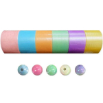 Donga PMS juostelės kamuoliukų gaminimo aparatas pastelinių spalvų juostelės 6 spalvos 6 cm + paleidimo kamuoliukas 5 vnt. rinkinys, atsitiktinis pristatymas (startinis kamuolys), 1 rinkinys populiarių Korėjos žaislų blue