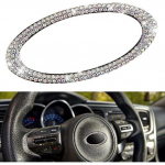3D automobilių &bdquo;Bling&ldquo; kri&scaron;tolo kri&scaron;tolinio akmens lipdukai, suderinami su &bdquo;Ford&ldquo;, automobilio logotipo žiedo lipdukai &bdquo;Bling&ldquo; automobilių lipdukai &bdquo;pasidaryk pats&ldquo; blizgantys lipdukai, skirti automobilių lipdukams