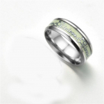 Meilės žiedai Vyri&scaron;ki mados lai&scaron;kai Moteri&scaron;ki Žiedų Mėgėjai Papuo&scaron;alai Vestuvės Poros Sidabro spalvos berniukas Metalas Titanas Plienas &Scaron;viečiantys Anilos 10