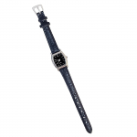 Madingi spalvoti ciferblato odiniai dirželiai, kvarciniai analoginiai laikrodžių priedai A