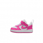 Nike Court Borough Low Recraft TD Lazerinis fuksija Kūdikio sportbačiai Rožiniai Balti DV5458-123 23.5