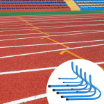 5 vienetai vikrumo barjerų greičio treniruočių įranga lauko sportui 15cm