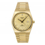 Tissot PRX Powermatic 80 Aukso spalvos Nerūdijančio plieno &Scaron;ampano spalvos ciferblatas Automatinis T137.407.33.021.00 100M Vyri&scaron;kas laikrodis &scaron;ampanas